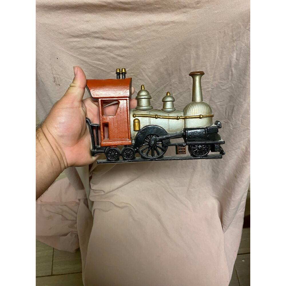1970s Sexton USA Cast Metal Train Locomotive Wall Hanging Vintage Decor
